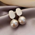 Korean Pearl Drop Earrings for Girls