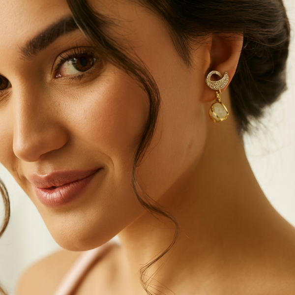 Pearl Drop Earrings for Girls and Women Pearl Alloy Drops